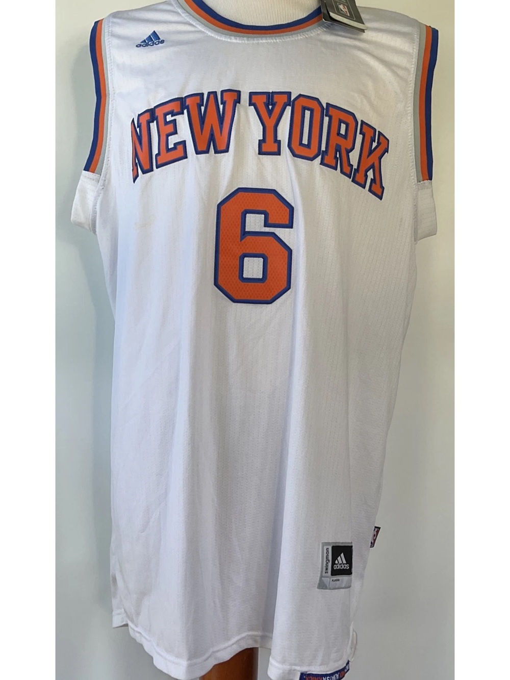 Adidas New York Knicks Kristaps Porziņģis Stitched Jersey Size 2XL NWT